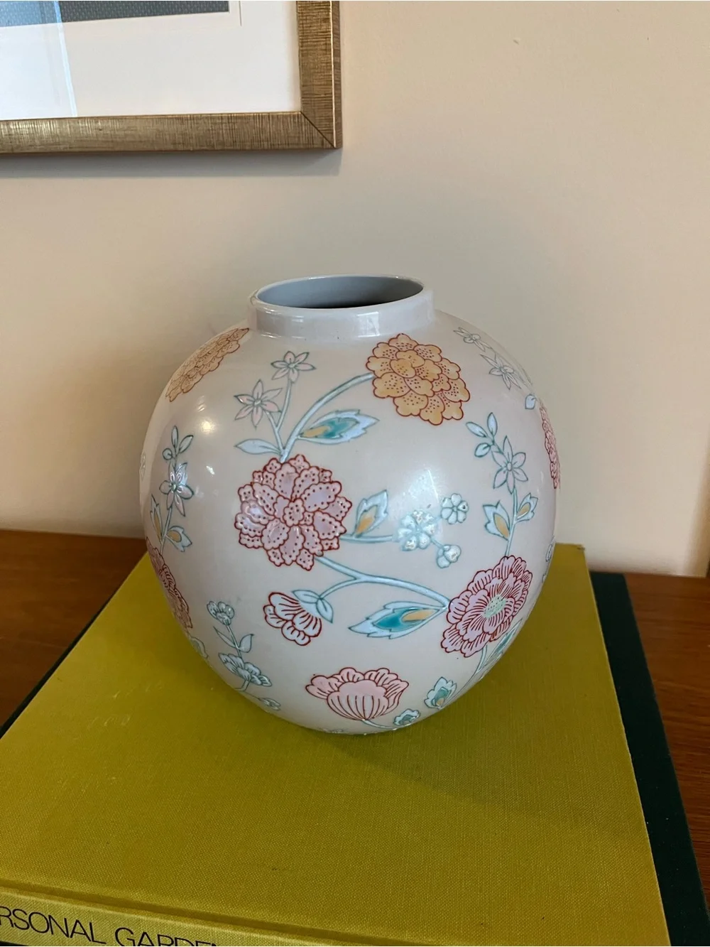 WBI Chinese Chinoiserie Porcelain Flower Vase